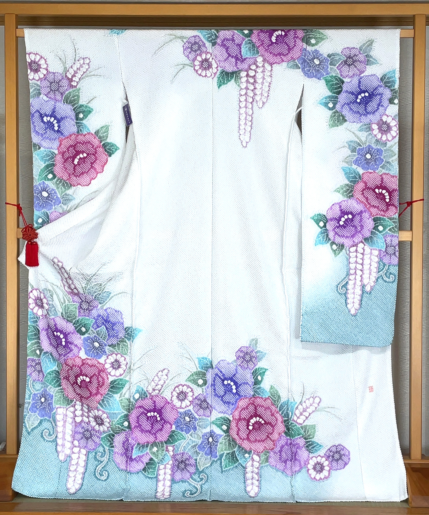 藤娘きぬたや 総絞り振袖 入荷！ | いと善呉服の着物お役立ちサイト