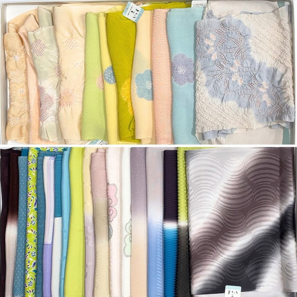 カジュアル帯揚げが充実
東広島市「いと善呉服」