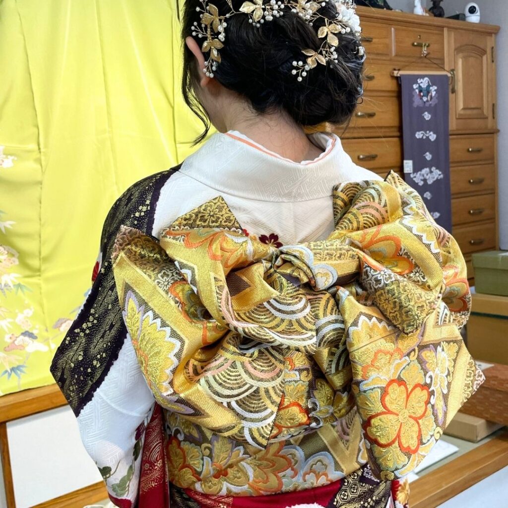 二十歳のつどい　前撮りの着付　振袖一式
