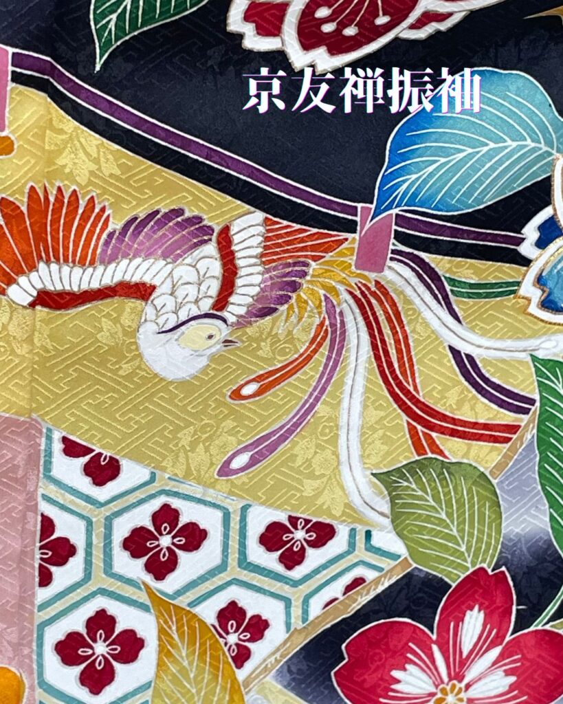 京手描き友禅振袖
