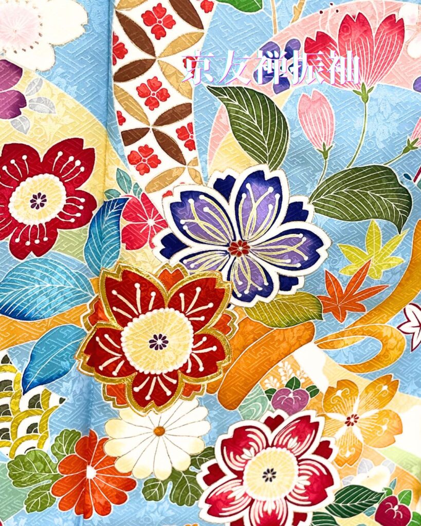 京手描き友禅振袖